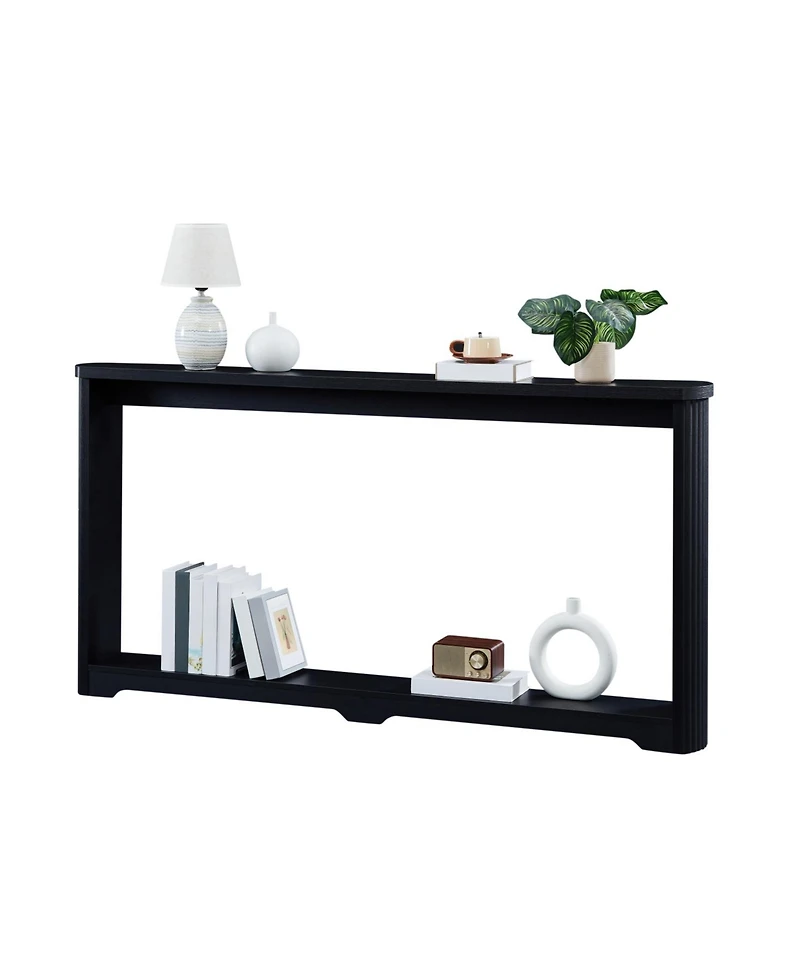 Streamdale Furniture 70" Corrugated Console Table