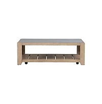 Liberty Furniture Millstone Cocktail Table with Unique Tile Top for Living Room