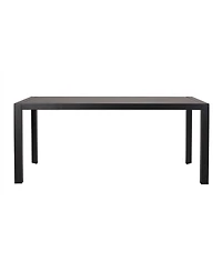 Streamdale Furniture Modern Aluminum Slat Outdoor Dining Table
