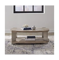 Liberty Furniture Harlow Living Room Oval Cocktail Table