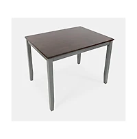 Jofran Decatur Lane Farmhouse 4 Piece Solid Wood Counter Height Set