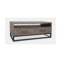 Jofran East Hampton Distressed 48" Solid Wood Coffee Table