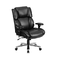 Emma+Oliver + 400 lb Big & Tall + Upholstered (Tufted) + Lumbar Knob Ergonomic + Office Chair