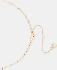 Anne Klein Crystal Heart Beaded Pendant Necklace & Drop Earrings Set