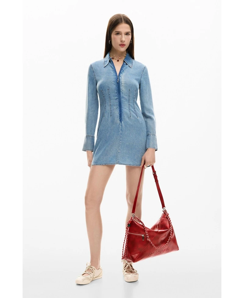 Desigual Women's Large bag with logo charm