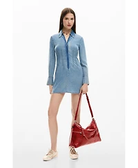 Desigual Women's Large bag with logo charm