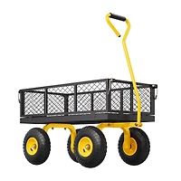 Sugfit 500 lbs Capacity Garden Cart with All-Terrain Tires & Steel Frame