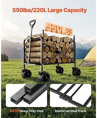 Sugfit 2-in-1 Convertible Folding Wagon Bench with 550 lb Capacity & Adjustable Handle