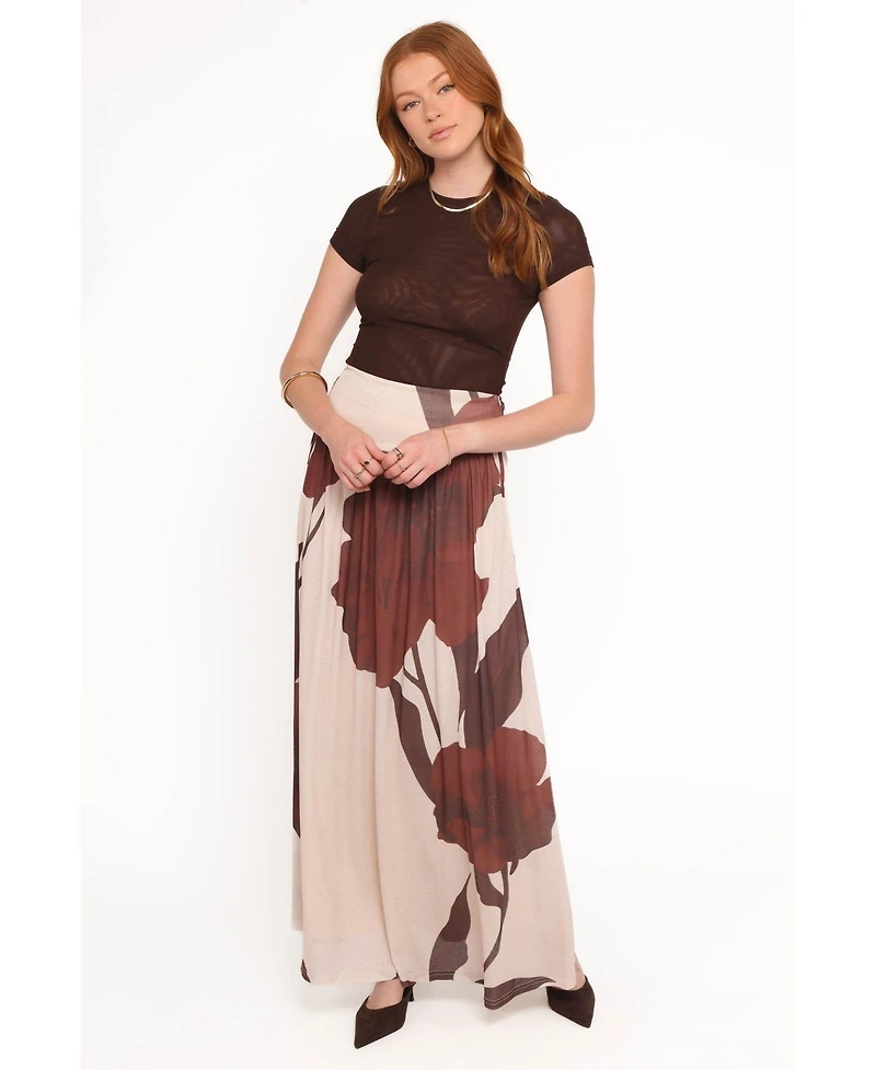Petal and Pup Women's Cascade Maxi Skirt