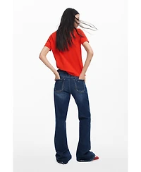 Desigual Women's Logo knit t-shirt