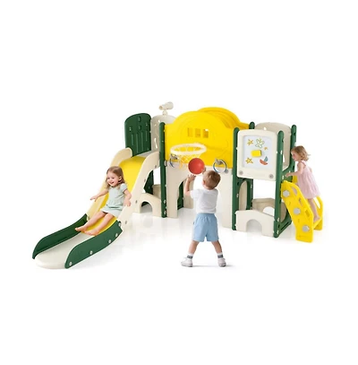 Hongge 10 in 1 Toddler Slide and Climber Indoor Playset