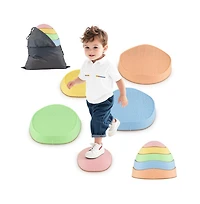 Hongge 5 Piece Kids Stepping Stones Set with Storage Bag