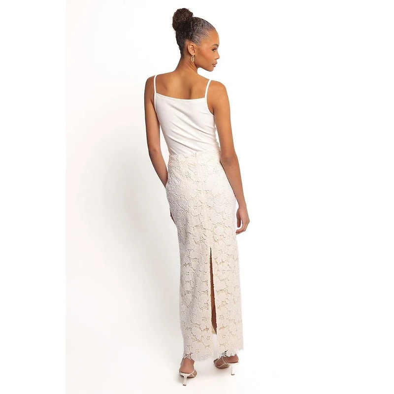 Petal and Pup Women's Mika Floral Lace Maxi Skirt