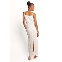 Petal and Pup Women's Mika Floral Lace Maxi Skirt