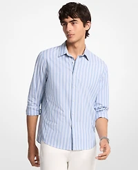 Michael Kors Men's Striped Regular-Fit Shirt