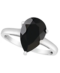 Macy's Black Onyx (12x8mm) Ring 14k Yellow Gold (also White Gold)