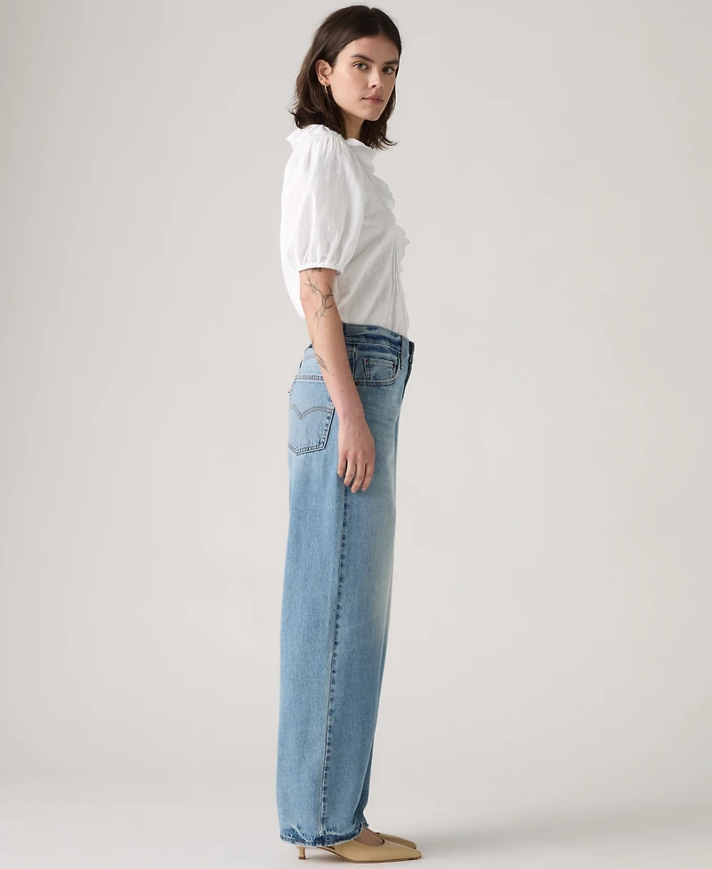 Levi's Juniors' Mid Rise Baggy Dad Jeans