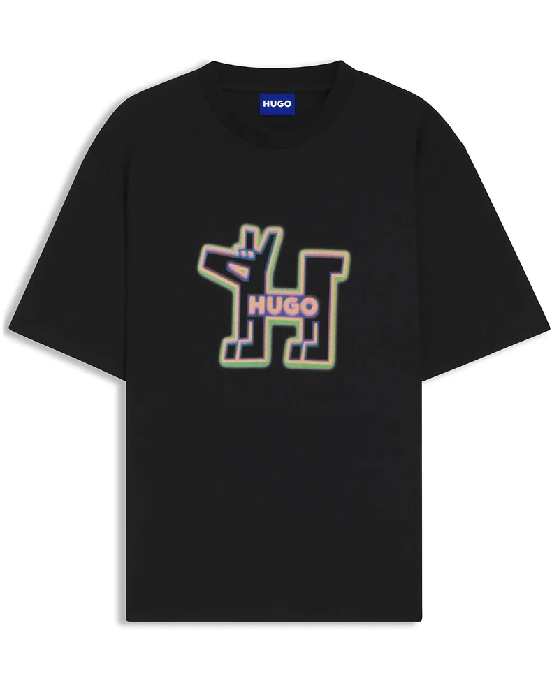 Hugo Boss Men's Nedrix Short-Sleeve Crewneck Logo-Graphic T-Shirt