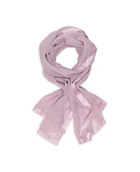 Calvin Klein Elegant Satin-Trim Chiffon Evening Wrap