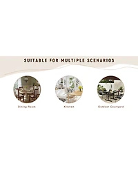 Streamdale Furniture Streamdale Dining table with storage platform