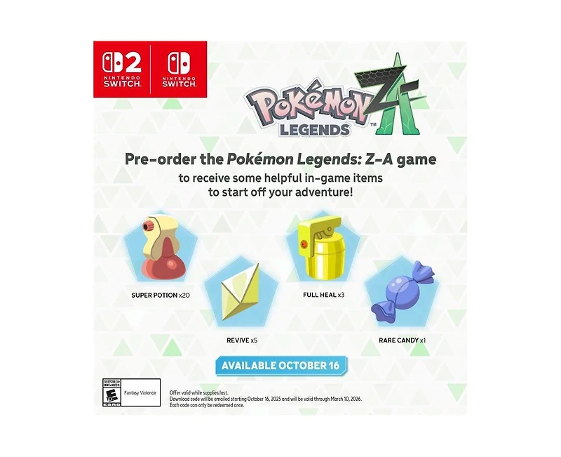 Nintendo Other Publishers Pokemon Legends: Z-a - Nintendo Switch 2