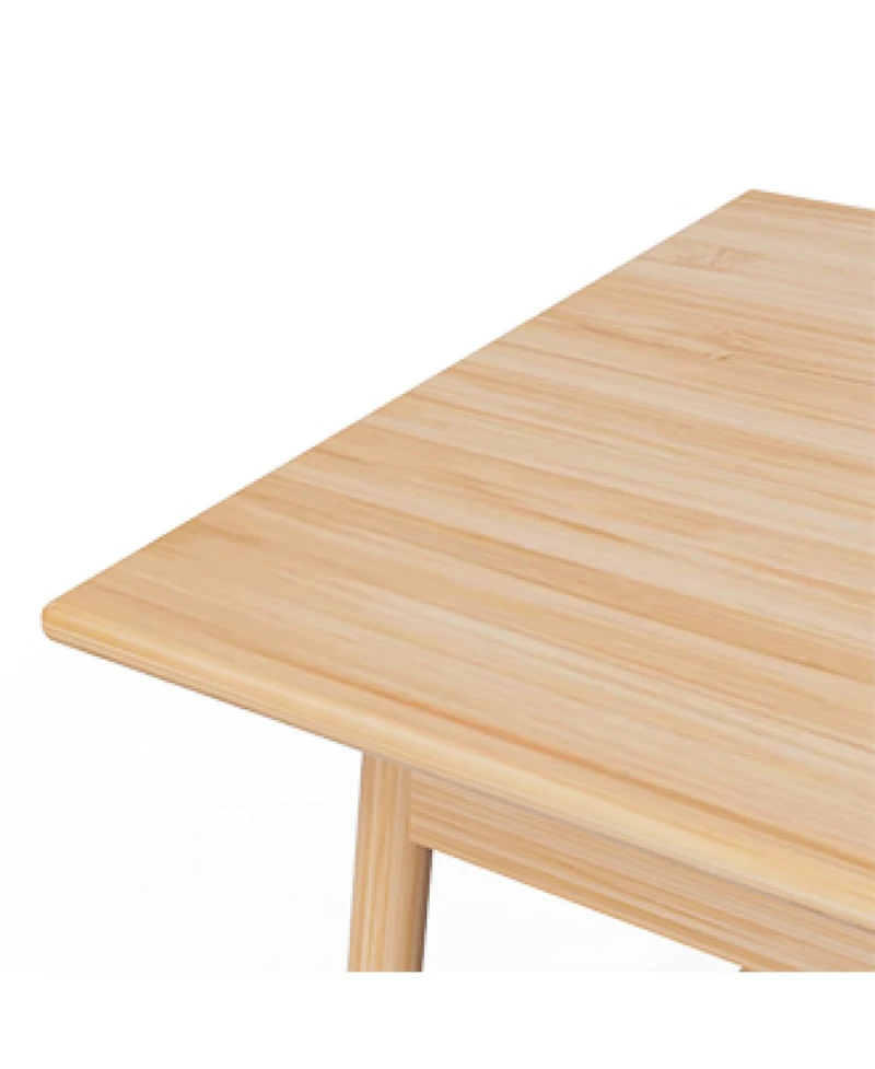 Streamdale Furniture New design Bamboo Computer Desk for Home Office and Gaming