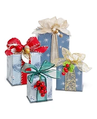 Alder Creek Gift Baskets Holiday Winter Wonderland Gift Tower, 7 Piece Set