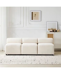 Streamdale Furniture Evelyn 78" Modular 3-Seater Sectional Sofa