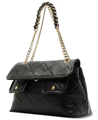 Arezzo Diana Large Leather Shoulder Handbag