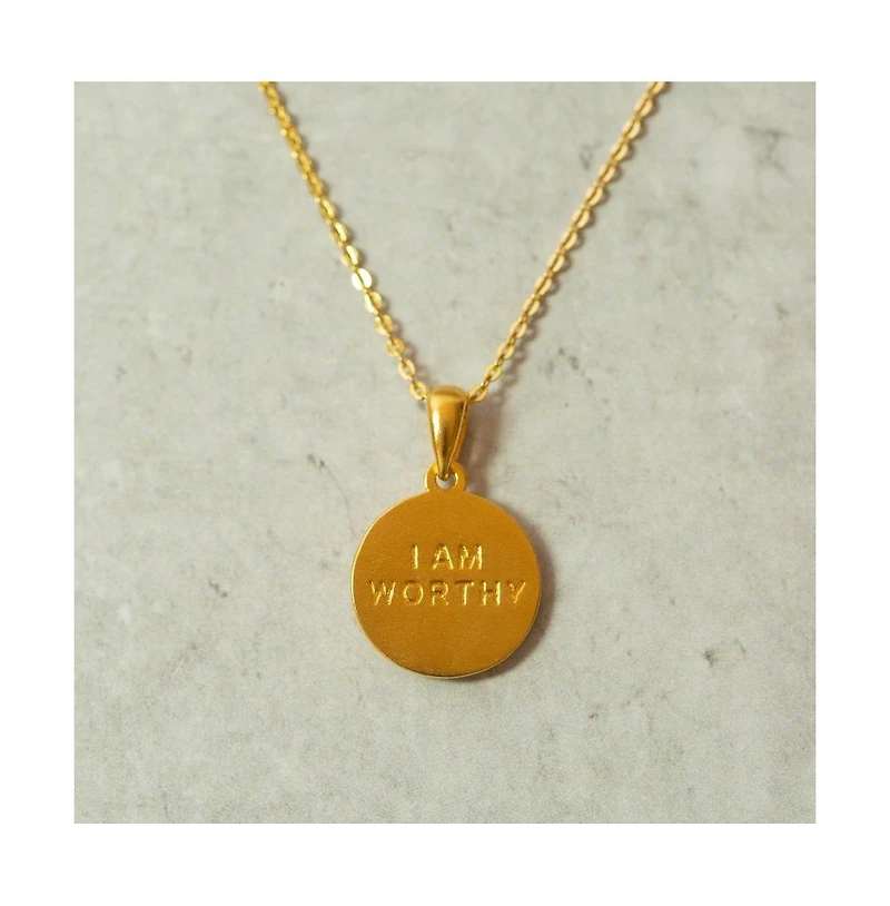 Mandala I Am Worthy Silver / Mini