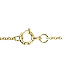 Macy's Lab Grown Sapphire (1-1/2 ct. t.w.) Pendant Necklace Sterling Silver (also available Ruby and Emerald)