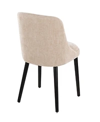 Lumisource Fabric Rina Mid-Century Modern Dining Chair, Set of 2