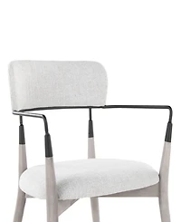 Lumisource Fabric Savannah Contemporary Dining Chair, Set of 2