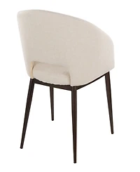 Lumisource 31" Fabric Renee Contemporary Dining Chair