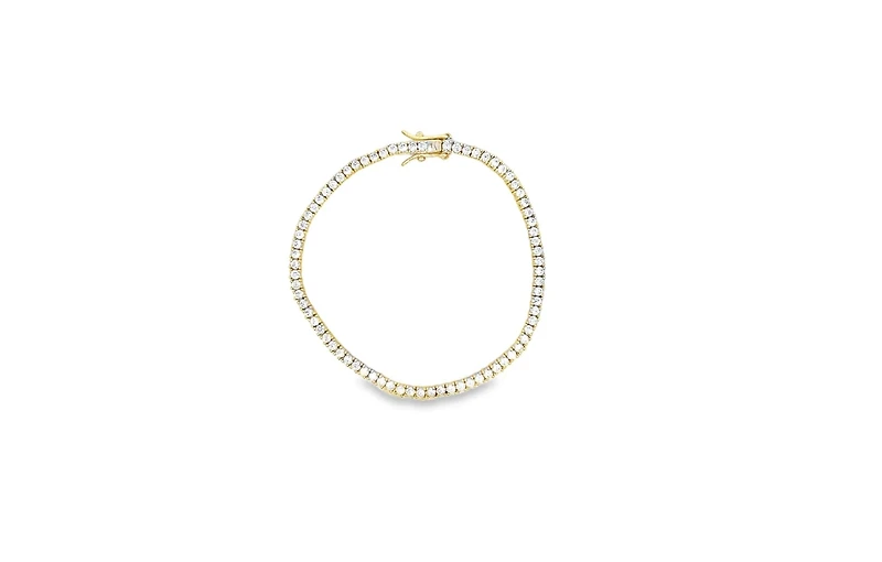 Bowood Lane 18k Gold Vermeil and Cubic Zirconia Bracelet