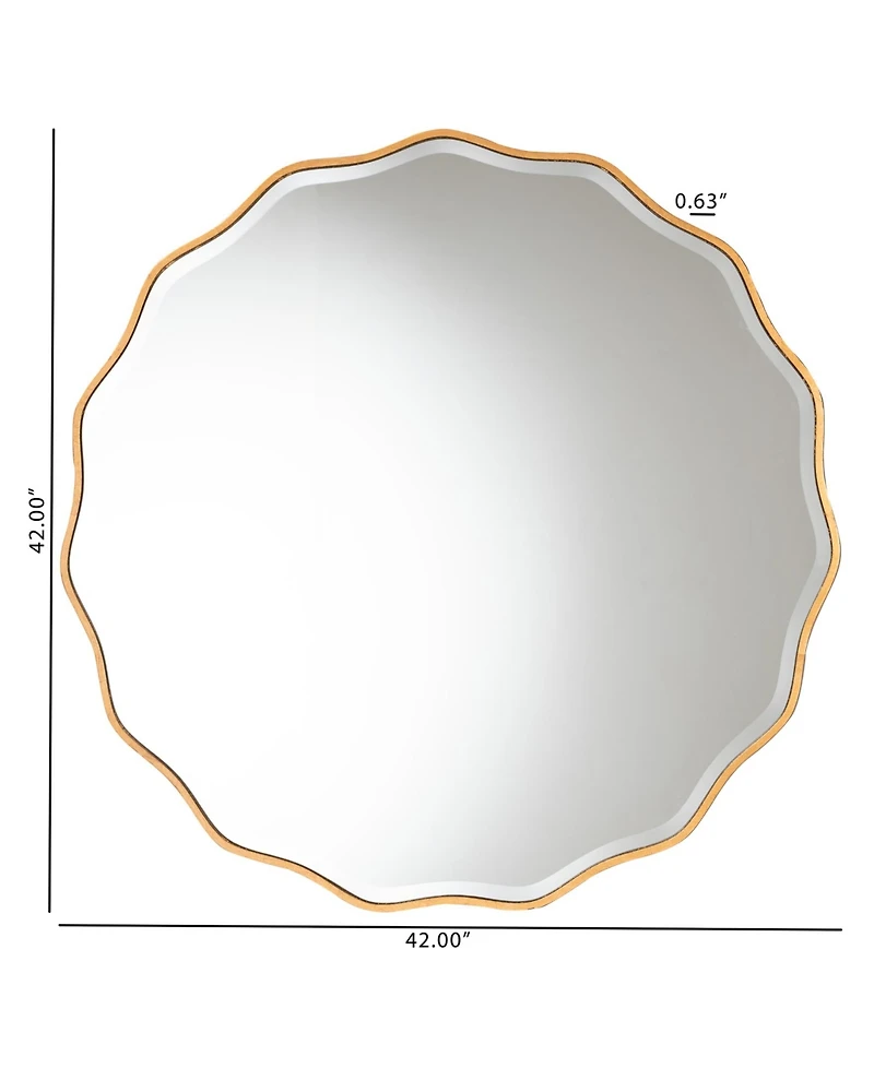 Boxton Studio Weston 42" Glass Glam and Luxe Accent Wall Mirror