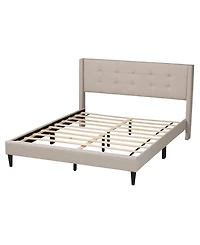 Boxton Studio Casol 60.6" Fabric Mid-Century Full Platform Bed