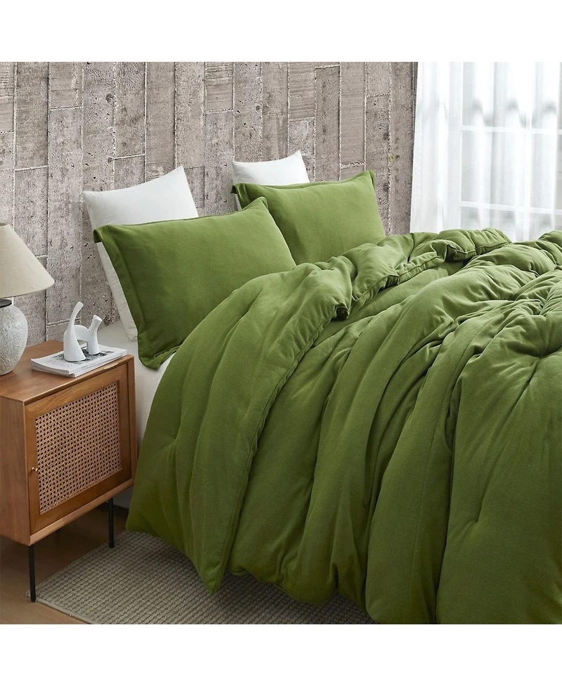 Coma Inducer My Favorite Sweatshirt Oversized Comforter Set - Cedar Green