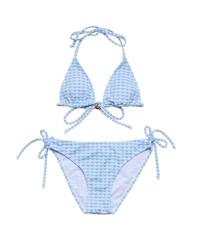 Snapper Rock Big Girls Seaside Gingham Teen Triangle Bikini