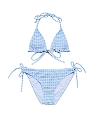 Snapper Rock Big Girls Seaside Gingham Teen Triangle Bikini
