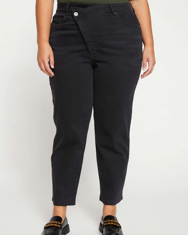Universal Standard Women's Katie High Rise Crossover Jeans