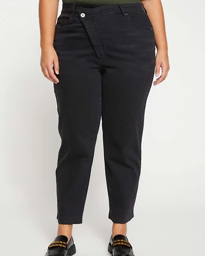 Universal Standard Women's Katie High Rise Crossover Jeans