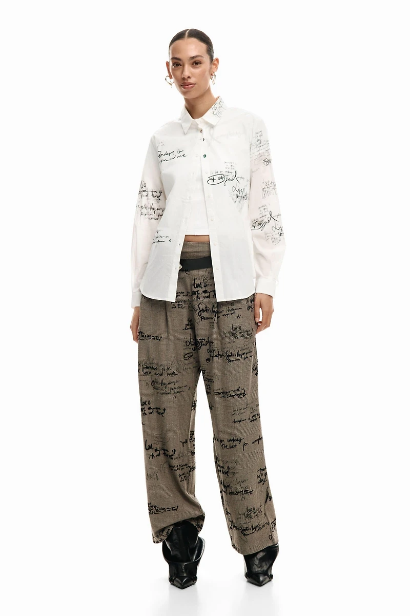 Desigual Women's Long-sleeved paradise shirt