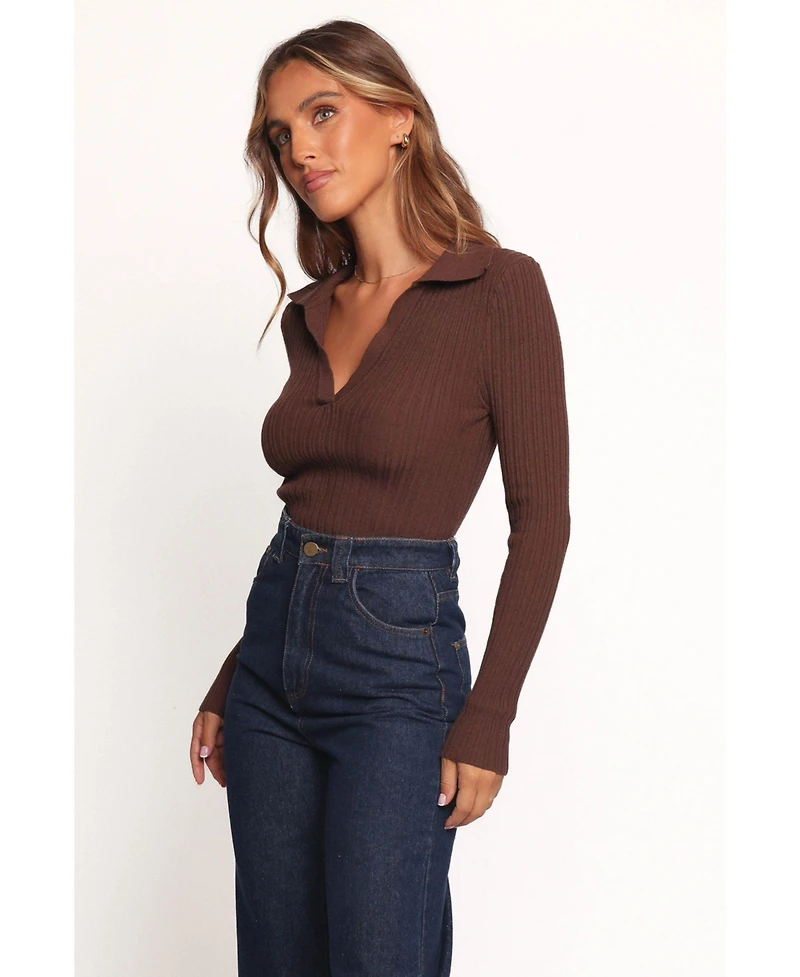 Petal and Pup Women's Emmerson Long Sleeve Knit Top