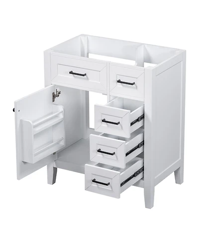 Casainc 30" Bathroom Vanity, Cabinet Base Only, Bathroom Cabinet with Drawers