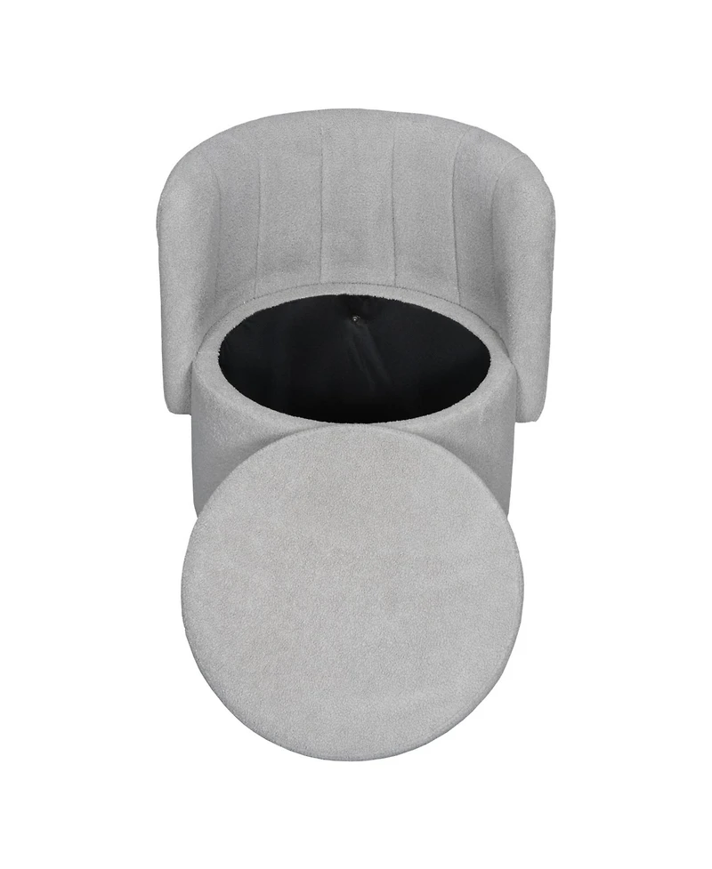 Streamdale Furniture Streamdale 360 Degree Swivel Back Sofa Chair With Storage Space