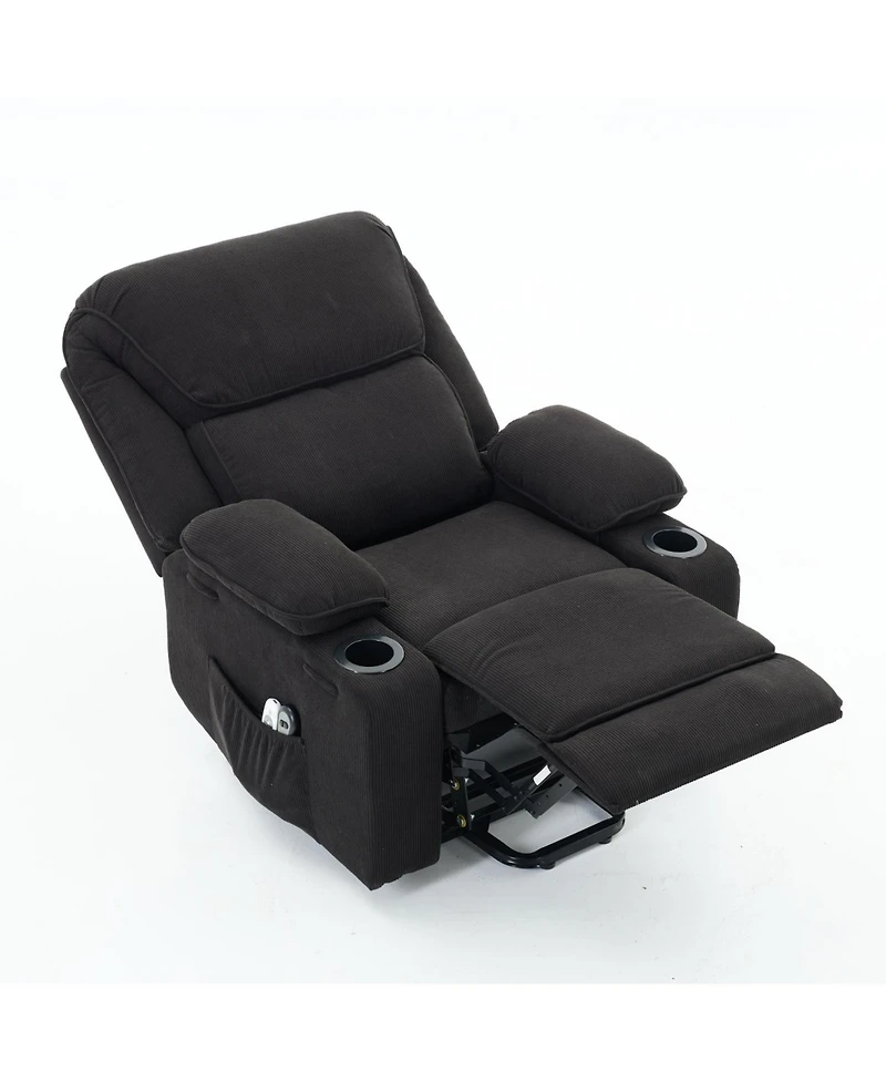 Streamdale Furniture Streamdale Remote-Controlled Heating and Massage Assistive Recliner for Seniors