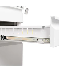 Streamdale Furniture 3-Drawer Mobile Locking Filing Cabinet (White)