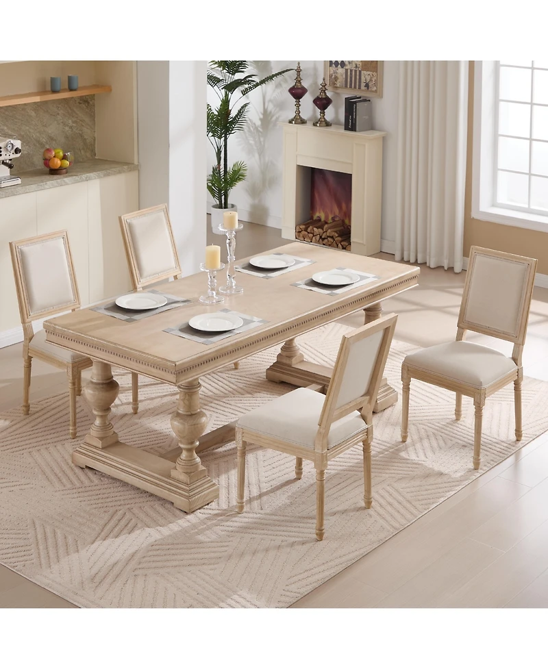 Streamdale Furniture Streamdale French Country Upholstered Dining Chairs - Set of 2