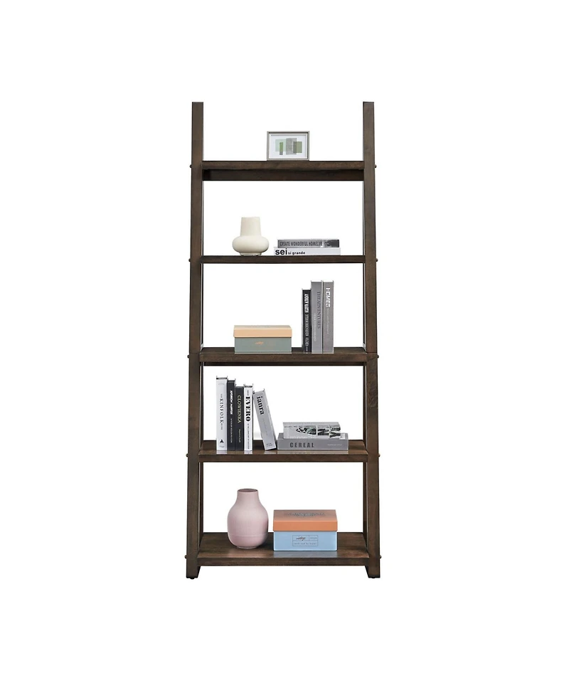 Streamdale Furniture 5-Tier Storage Shelf with Ladder Design